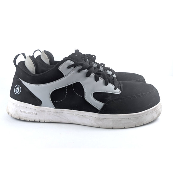 Volcom Work Vitals Comp Toe Safety Shoes Skate Inspired Black/Grey Mens Size 12M - Picture 1 of 8